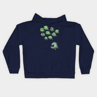 Swarm Of Piranhas Kids Hoodie